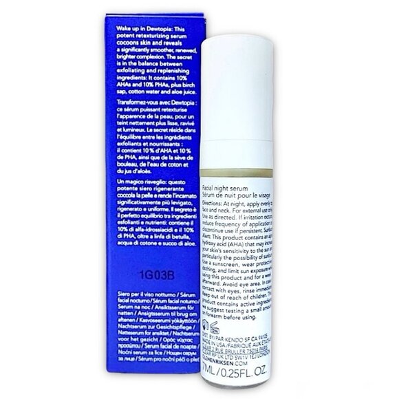 ➡️3/$25⬅️ Ole Henriksen—Dewtopia 20% Acid Night Treatment—Deluxe Mini (7mL)*NIB* - Picture 2 of 7